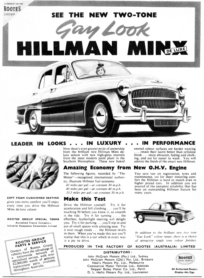1956 Hillman Minx Deluxe